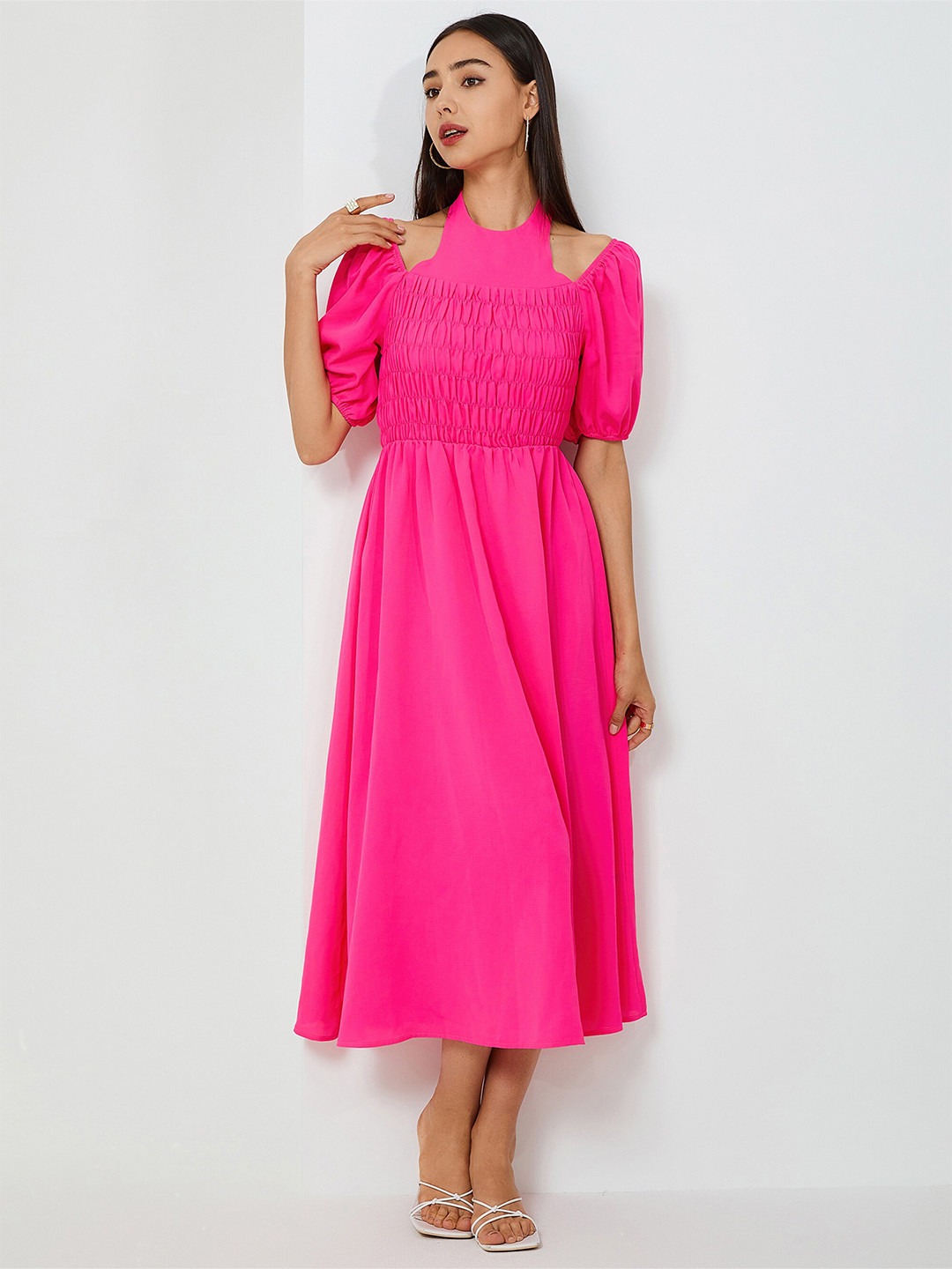 Buy URBANIC Rose Midi Dress Dresses for Women 18869122 Myntra