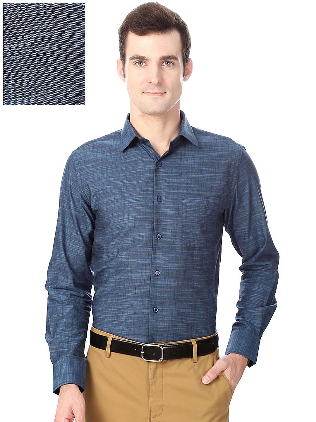 peter england shirts black