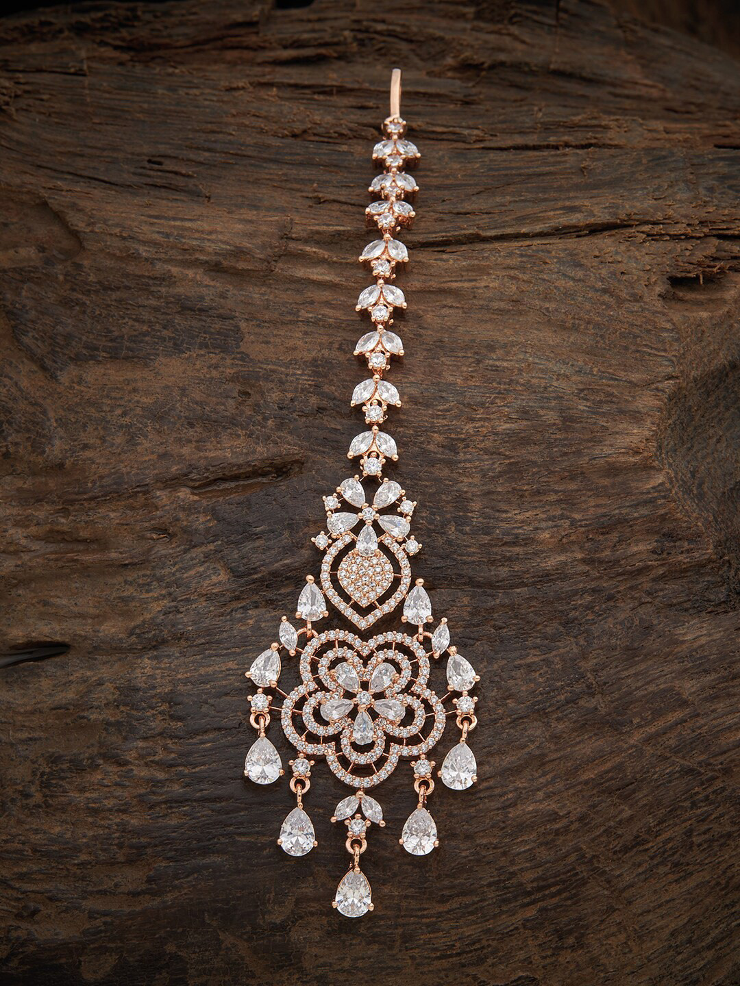 Buy Kushal's Fashion Jewellery Women White & Gold Toned Embellished