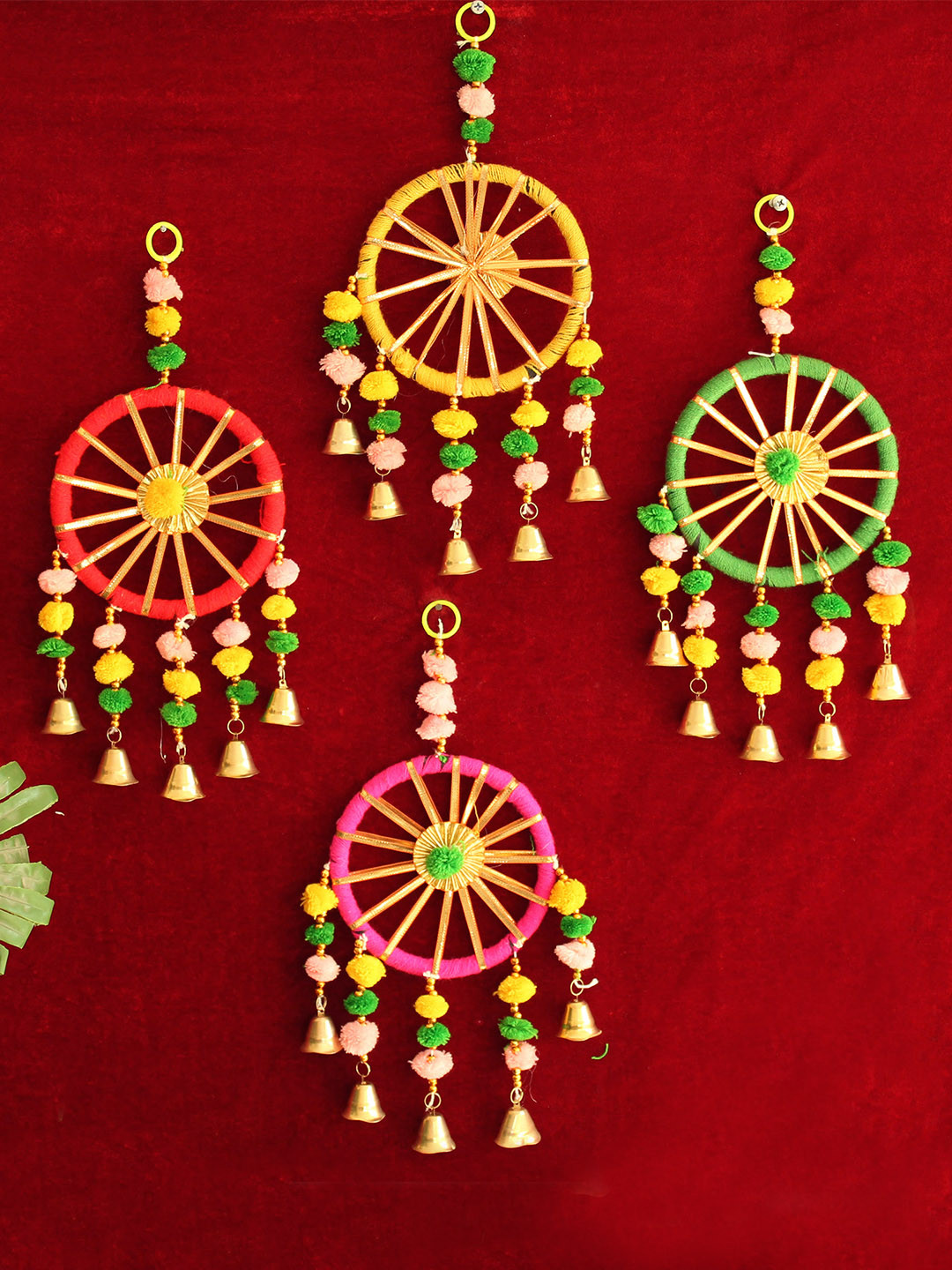 Buy TIED RIBBONS Set Of 4 Wall Door Hanging Wall Decor for Unisex