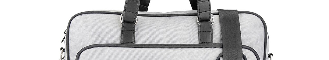 Buy Assembly Unisex Grey & Black Striped Laptop Bag - Laptop Bag for ...