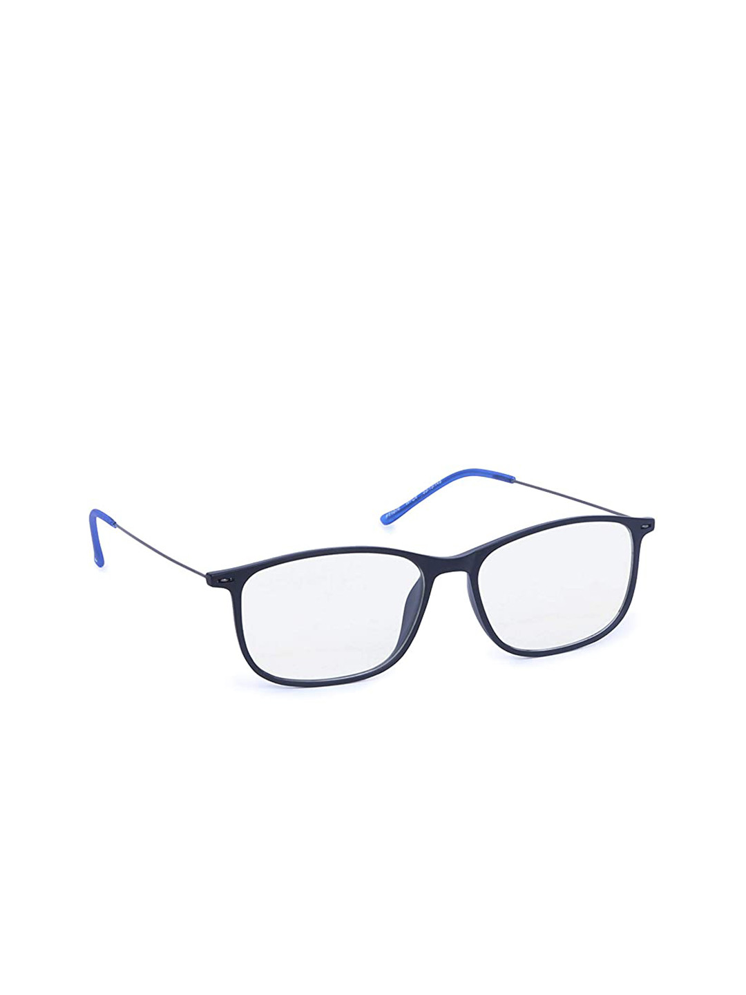 Buy Fastrack Unisex Black & Blue Full Rim Rectangle Frames - Frames for ...