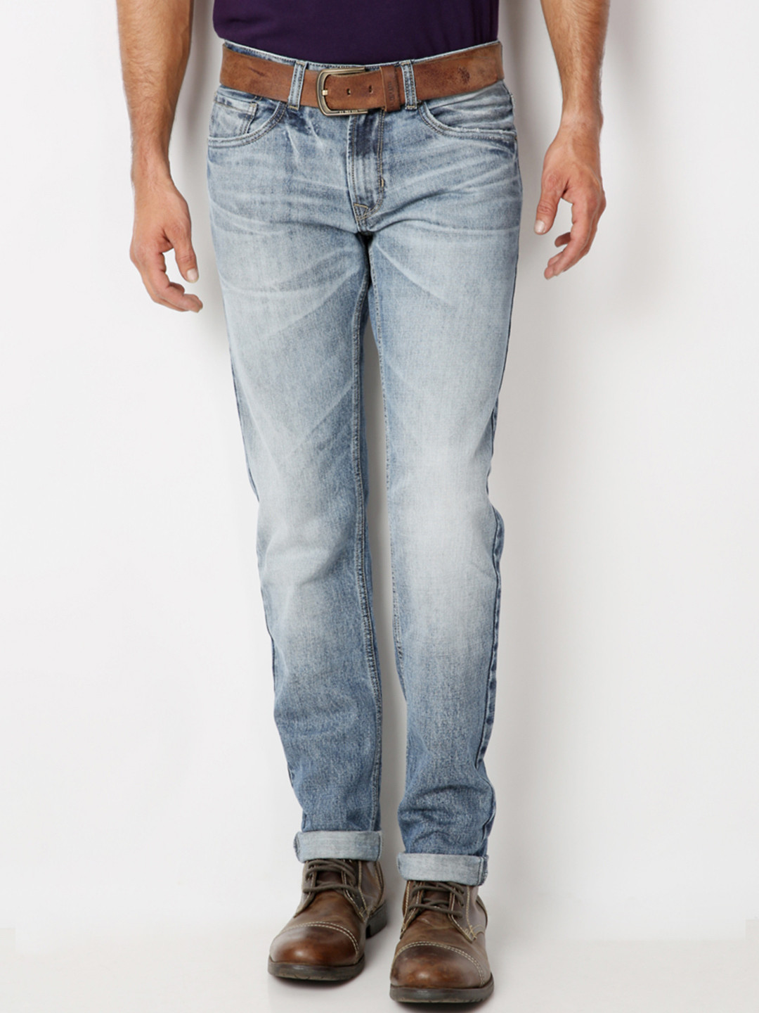 Buy Peter England Men Blue Slim Fit Low Rise Clean Look Jeans Jeans