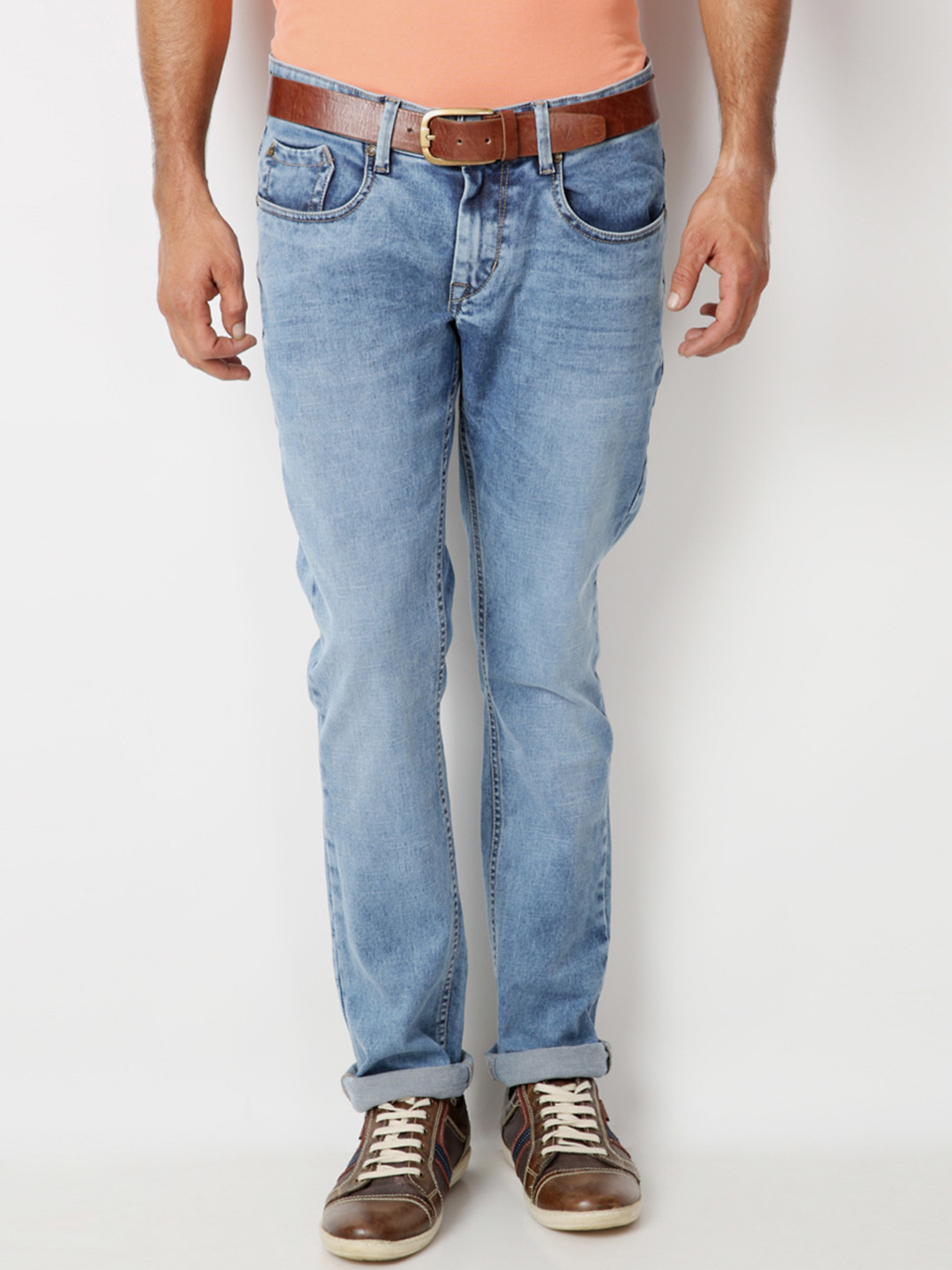 Buy Peter England Men Blue Slim Fit Low Rise Clean Look Jeans Jeans