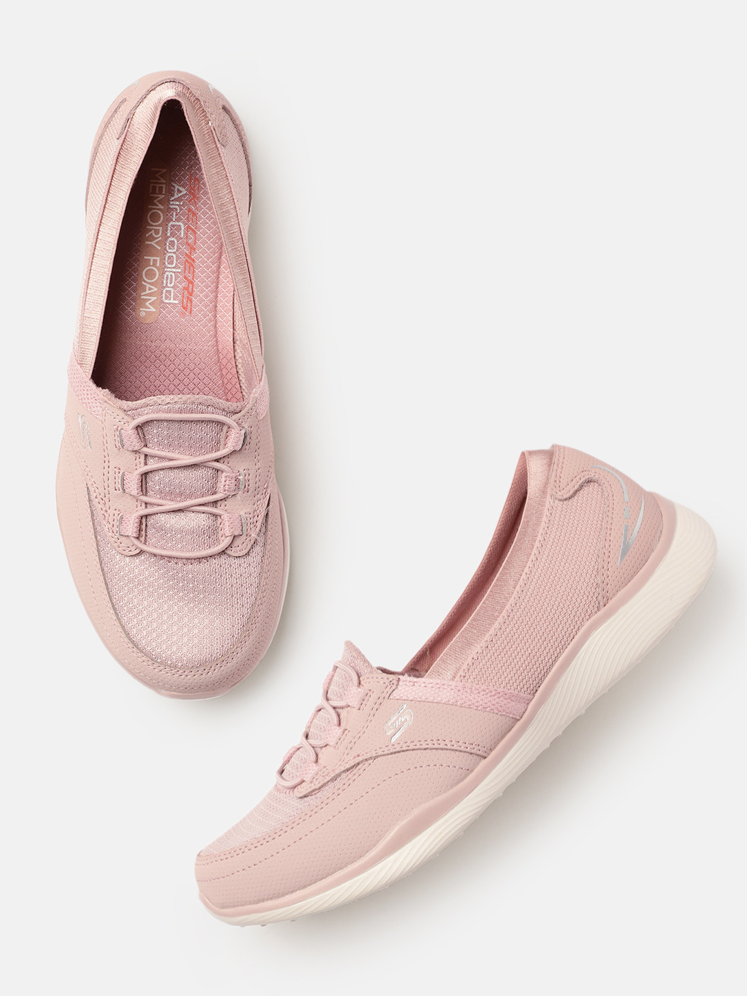 Buy Skechers Women Pink Microburst 2.0 Slip On Sneakers Casual Shoes