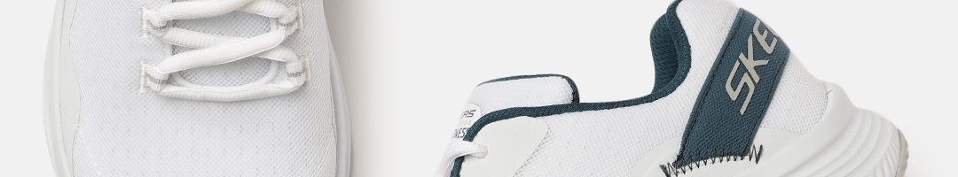 Buy Skechers Men White D'LUX FITNESS ROAM FREE Sneakers - Casual Shoes ...
