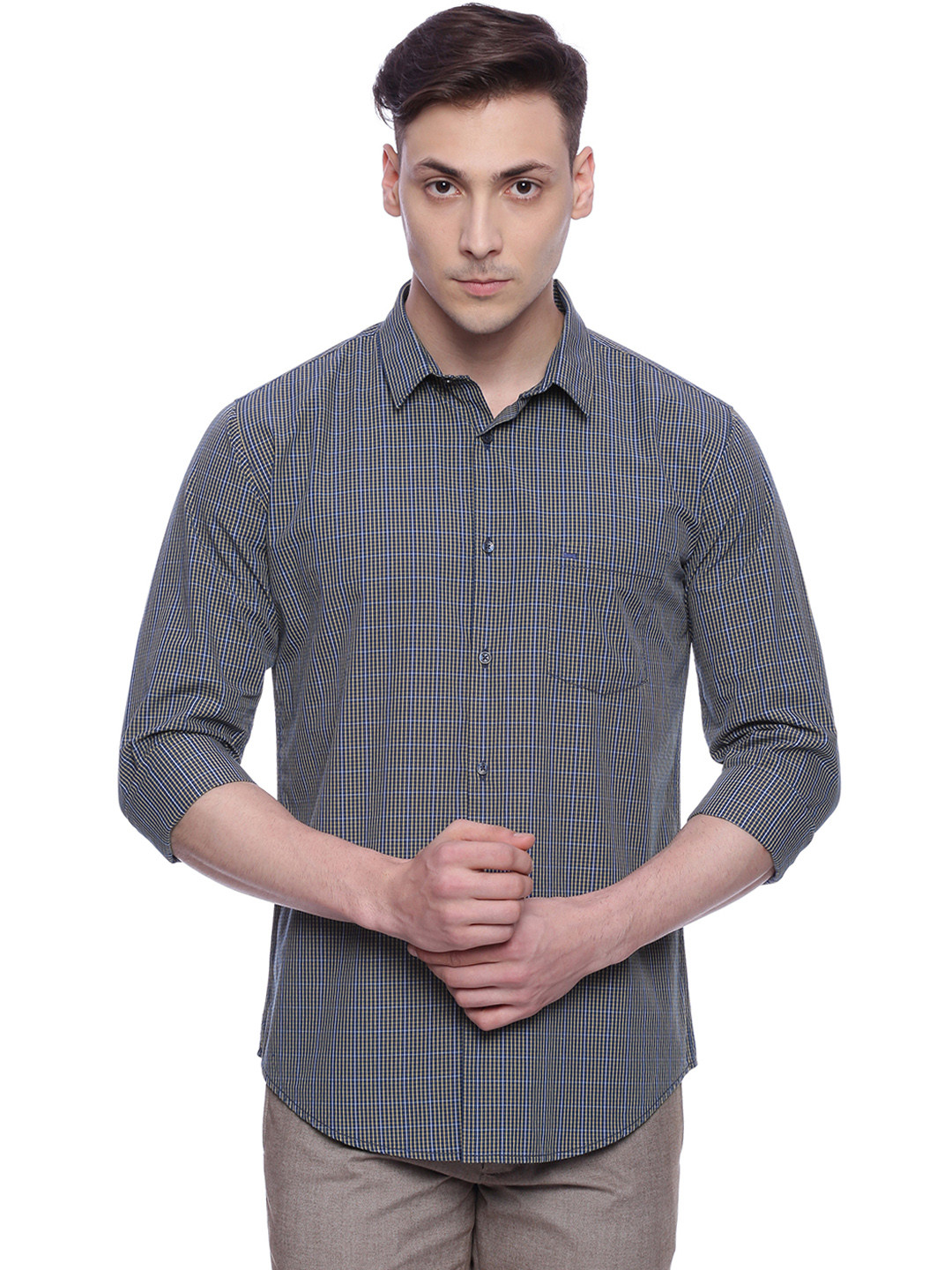 basics checked shirts