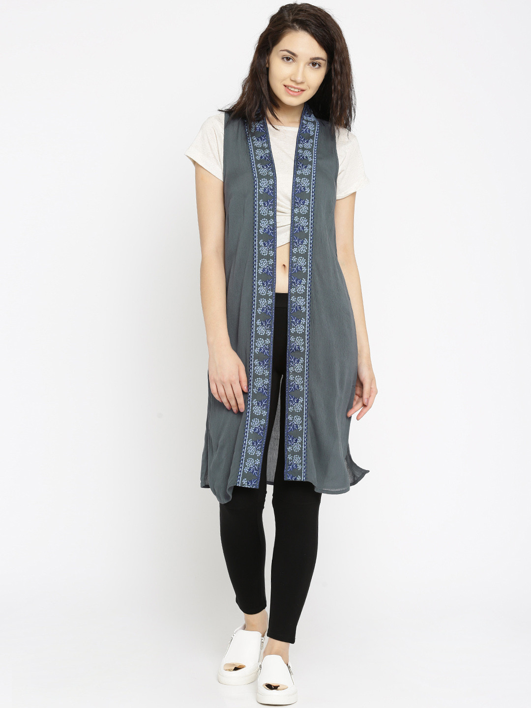 Buy Vero Moda Grey Shrug Shrug for Women 1892688 Myntra