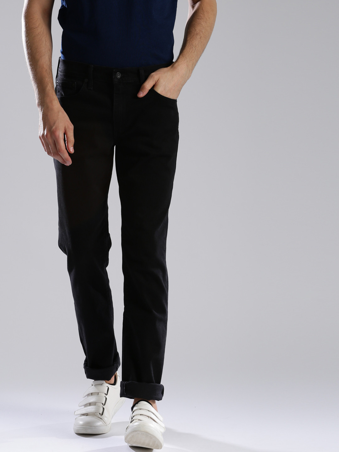 Buy Levis Men Black 511 Slim Fit Low Rise Stretchable Jeans Jeans for