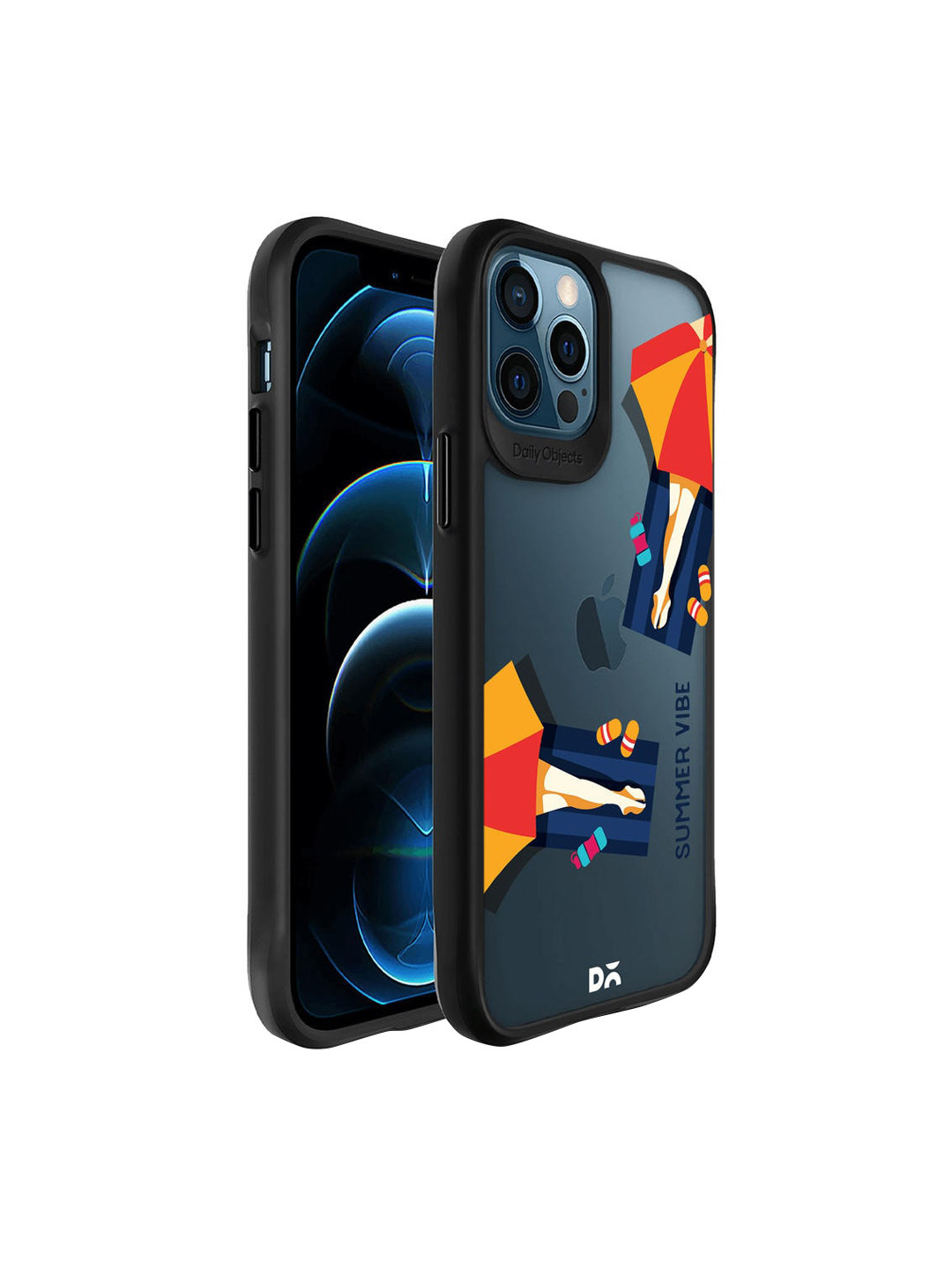 Buy DailyObjects Adults Blue & Yellow Summery Vibe Printed IPhone 12