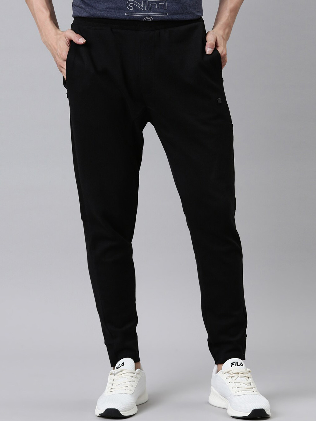 Buy Proline Active Men Black Solid Cotton Joggers Track Pants for Men