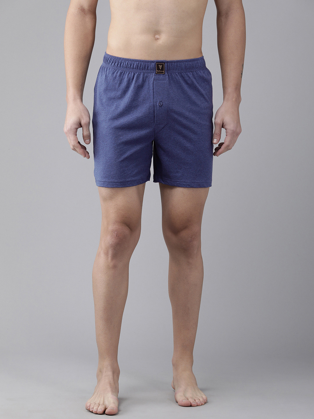 Buy Van Heusen Men Solid Ultra Soft Button Fly Boxer Shorts Boxers