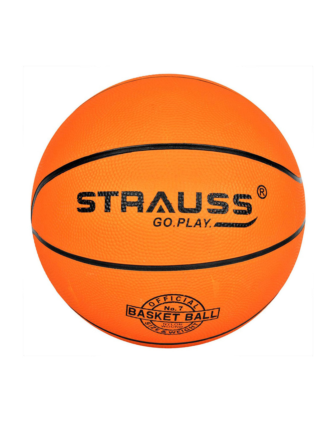 Buy STRAUSS Orange Colored Textured Basketballs Basketballs for