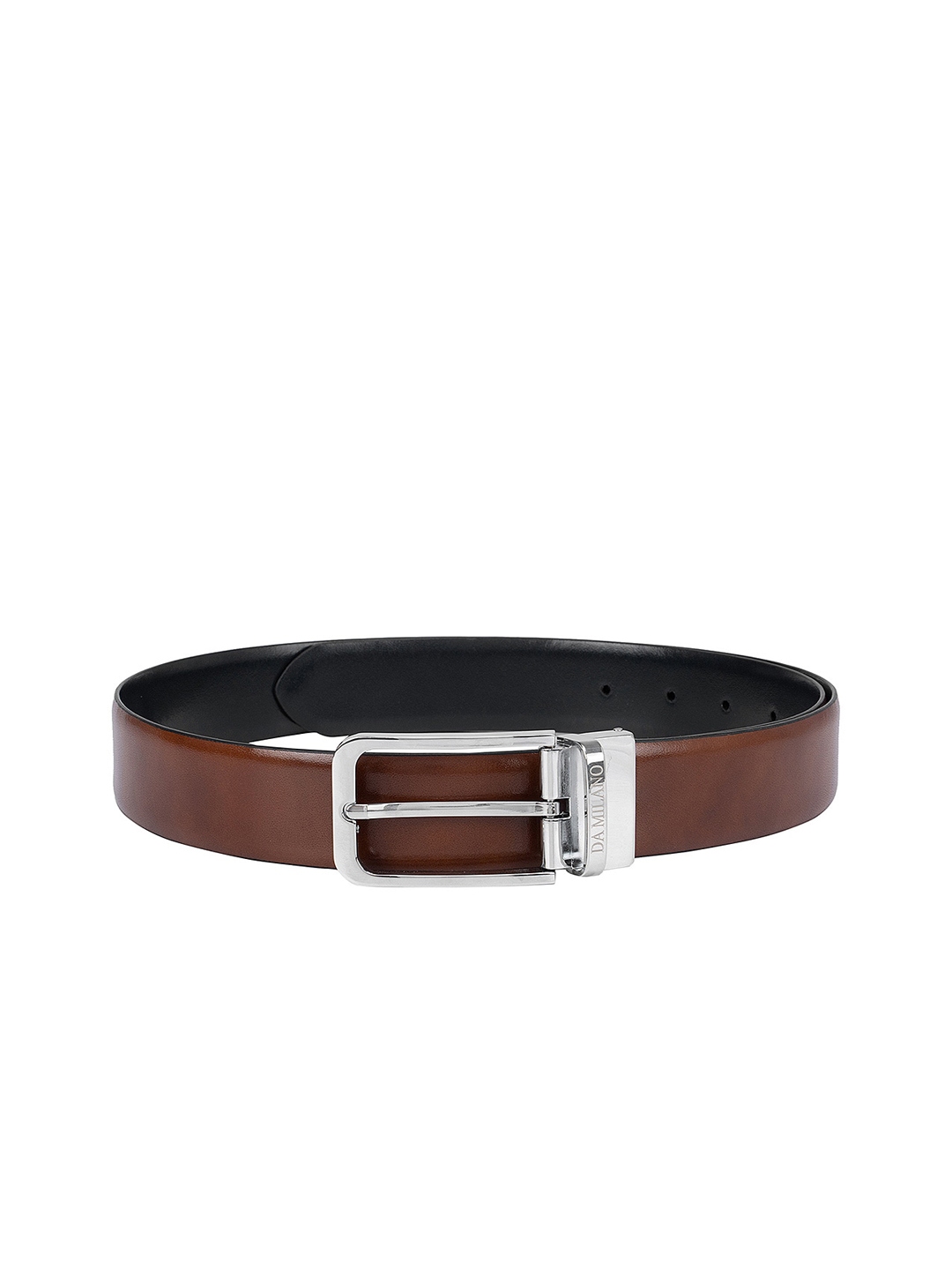Buy Da Milano Men Brown Textured Leather Belt - Belts for Men 18952236 ...