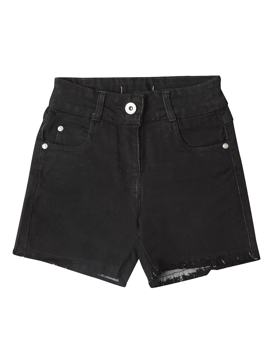 Buy Tiny Girl Girls Black Denim Shorts Shorts for Girls 18953254 Myntra