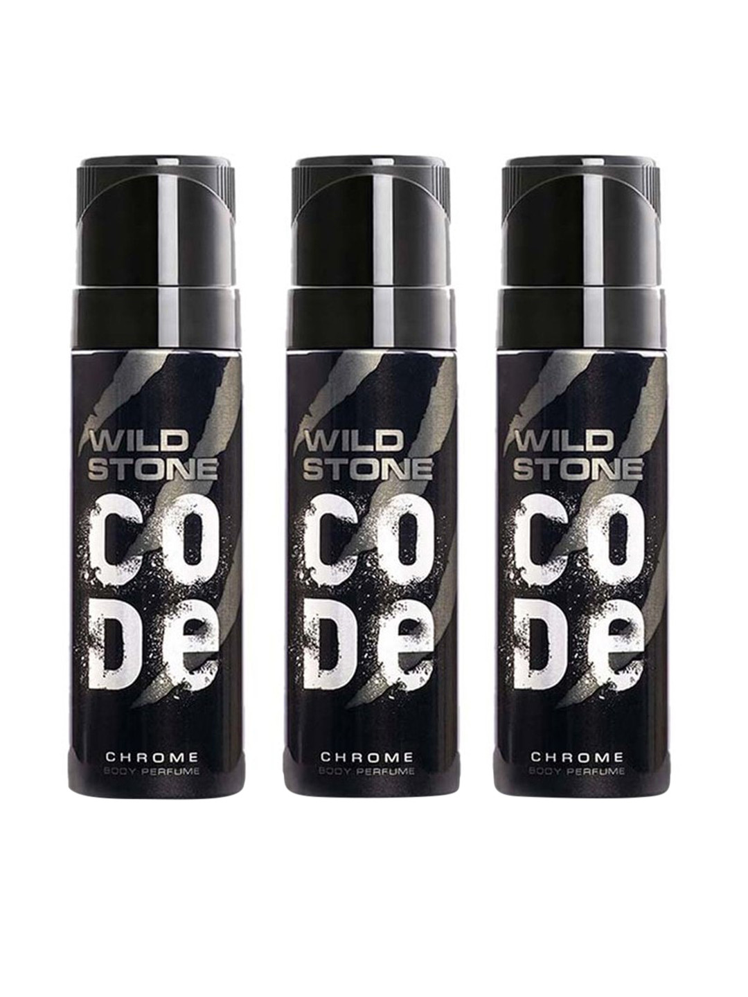 Buy Wild Stone Men Set Of 3 Code Chrome No Gas Body Perfume Deodorants