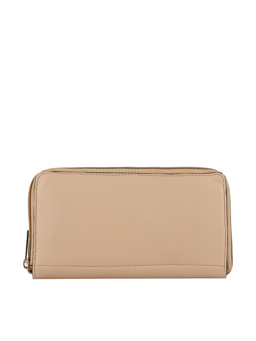 Buy Toteteca Women Nude Coloured PU Zip Around Wallet Wallets for