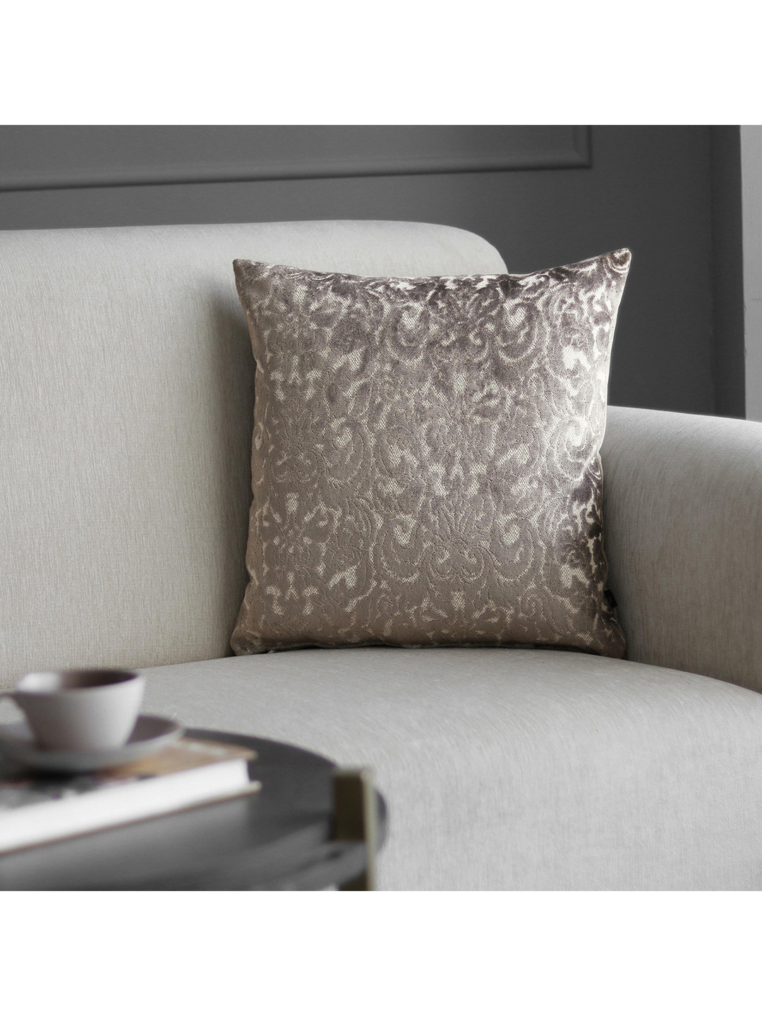 Buy GM Brown Velvet Square Cushion Covers Cushion Covers for Unisex