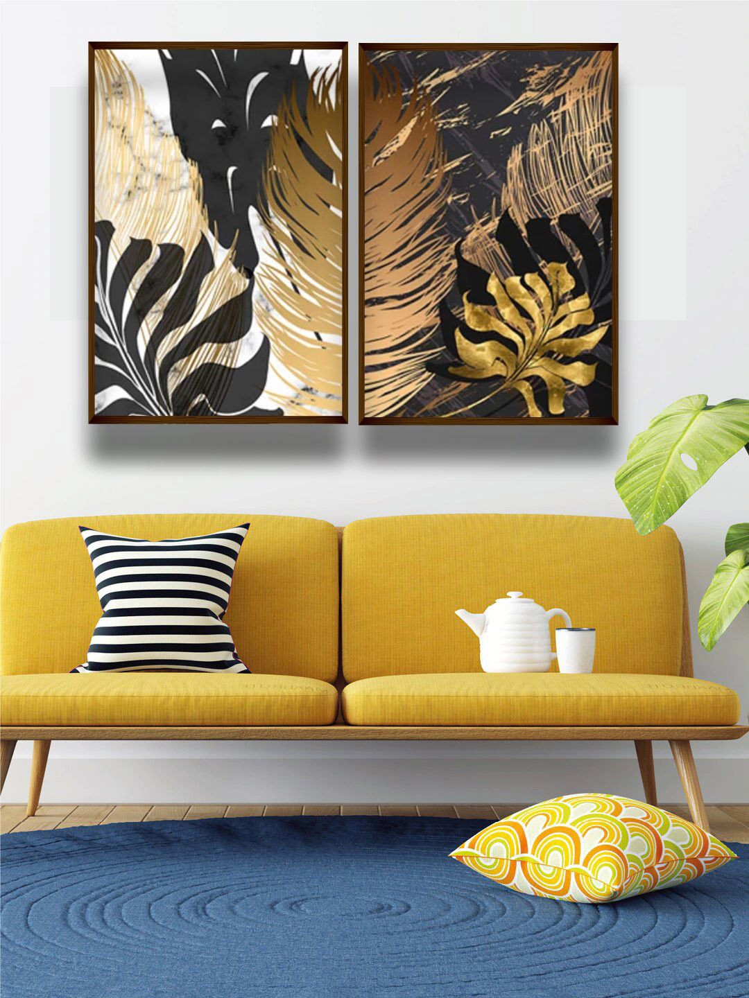 Buy The Art House Set Of 2 Paintings Wall Art for Unisex 18967196