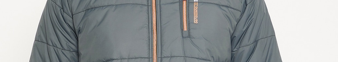 Buy Duke Men Grey Solid Padded Jacket - Jackets for Men 18967370 | Myntra