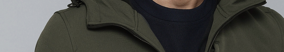 Buy Levis Men Grey Solid Hooded Tailored Jacket - Jackets for Men ...