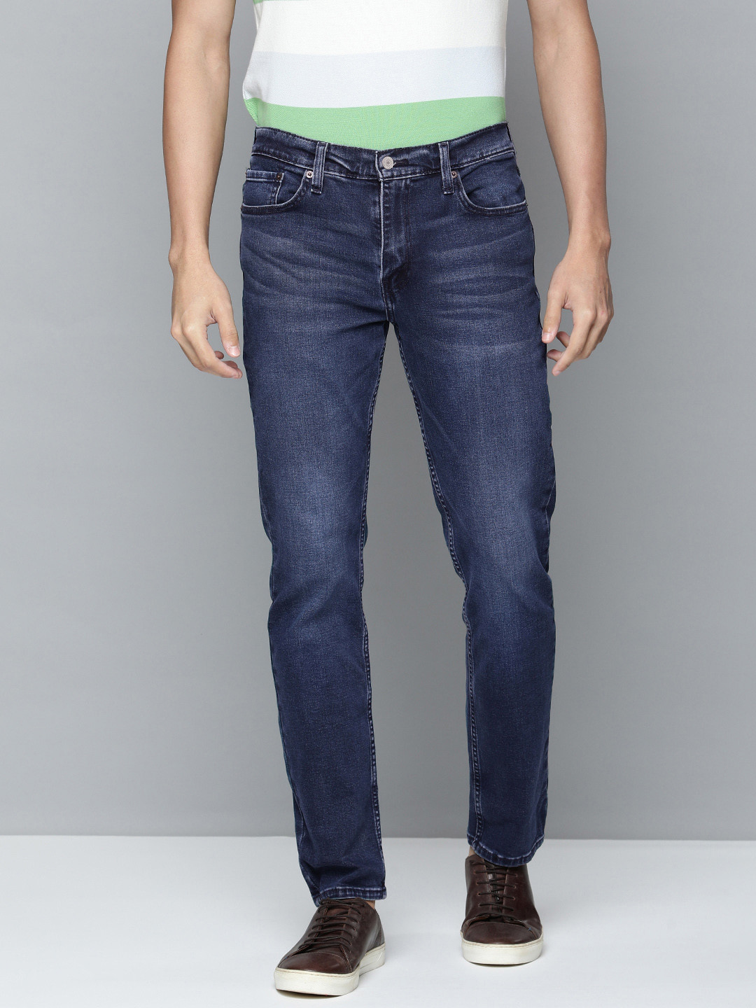 Buy Levis Men Blue 511 Slim Fit Light Fade Stretchable Jeans Jeans