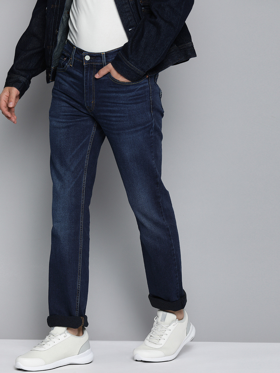 Buy Levis Men Blue 511 Slim Fit Light Fade Stretchable Jeans Jeans