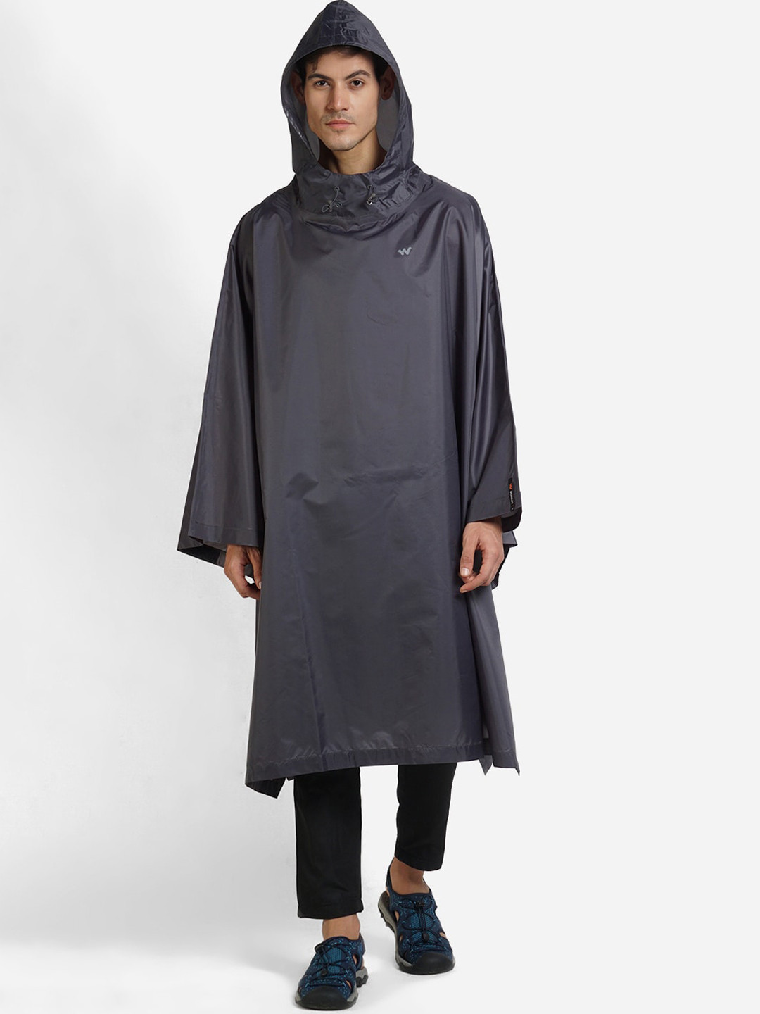 Buy Wildcraft Men Grey Solid Rain Pocho Rain Jacket for Men 18976992