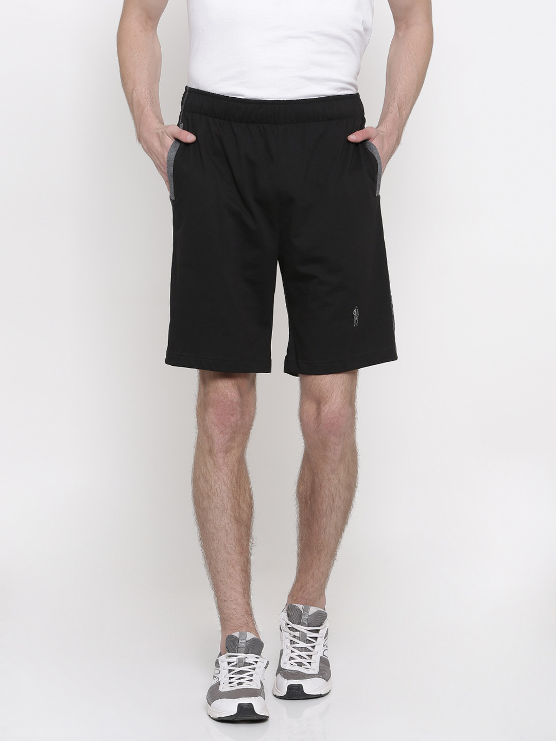 Buy Jockey Men Black Solid Regular Fit Regular Shorts Shorts for Men