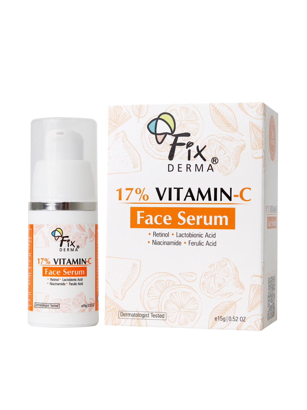 Buy FIXDERMA 17 Vitamin C Face Serum With Retinol & Niacinamide 15g