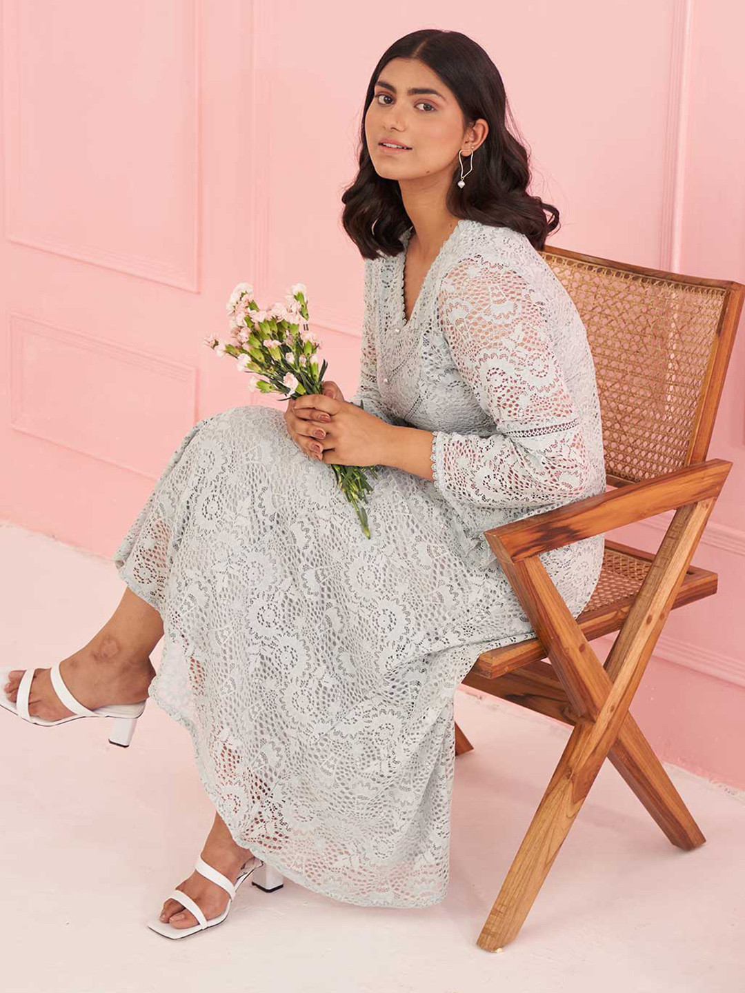 Belindia Lace Maxi Dress