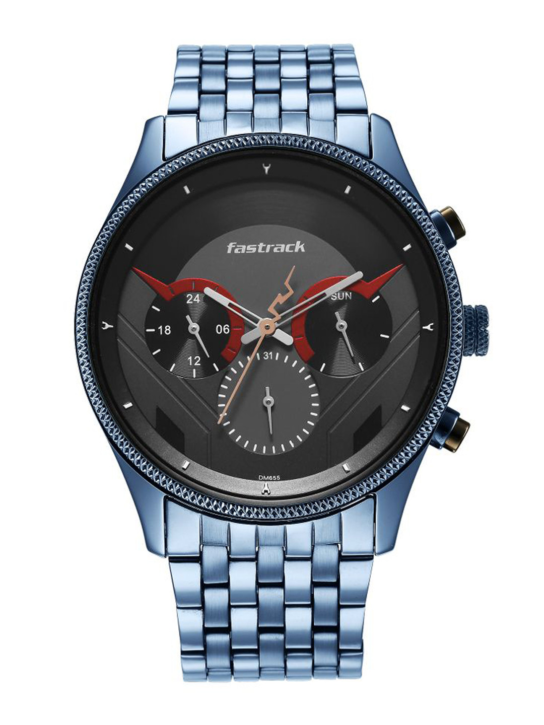 Buy Fastrack Men Brass Dial & Bracelet Style Straps Analogue Watch