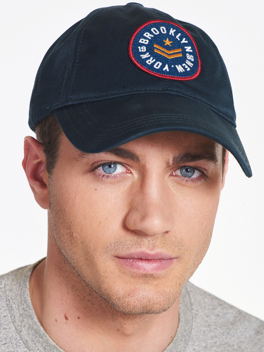 Buy Next Men Blue Embroidered Cap Caps for Men 1900128 Myntra