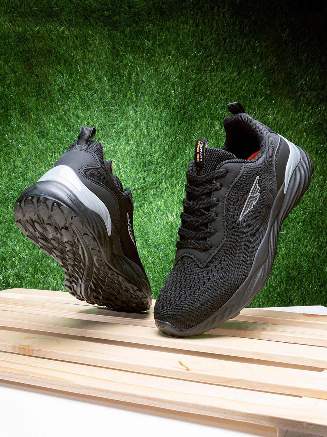 mens red walking shoes