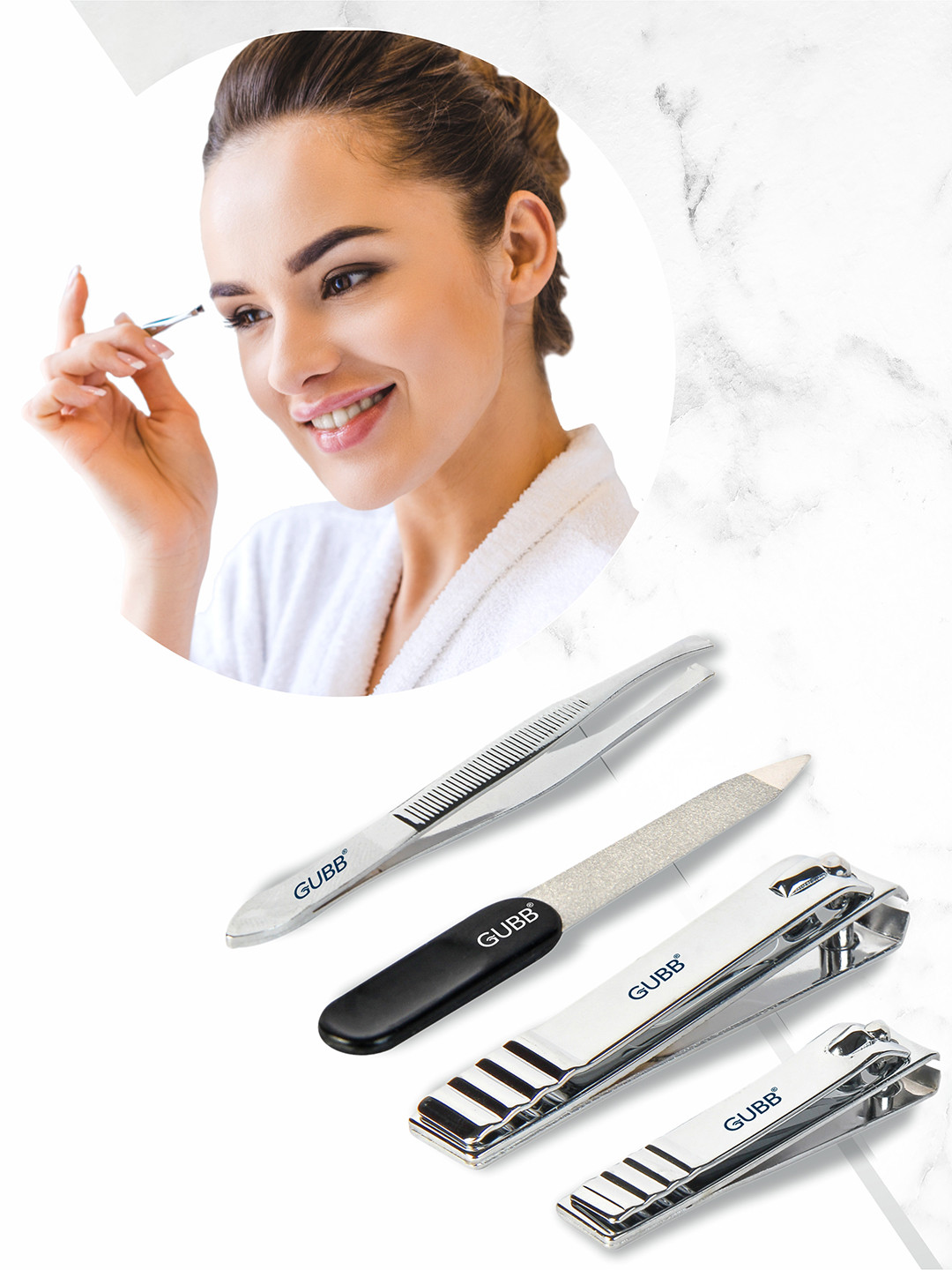 Buy GUBB Nail Care Kit Toe Nail Cutter + Finger Nail Cutter + Flat Tip