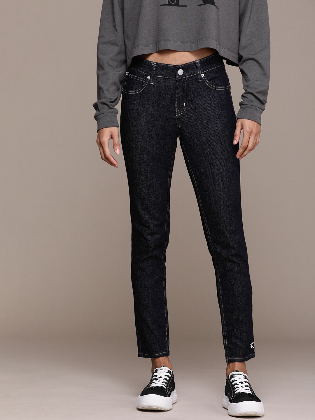 Calvin Klein Women's Modern-Fit Pants Blue Size 2