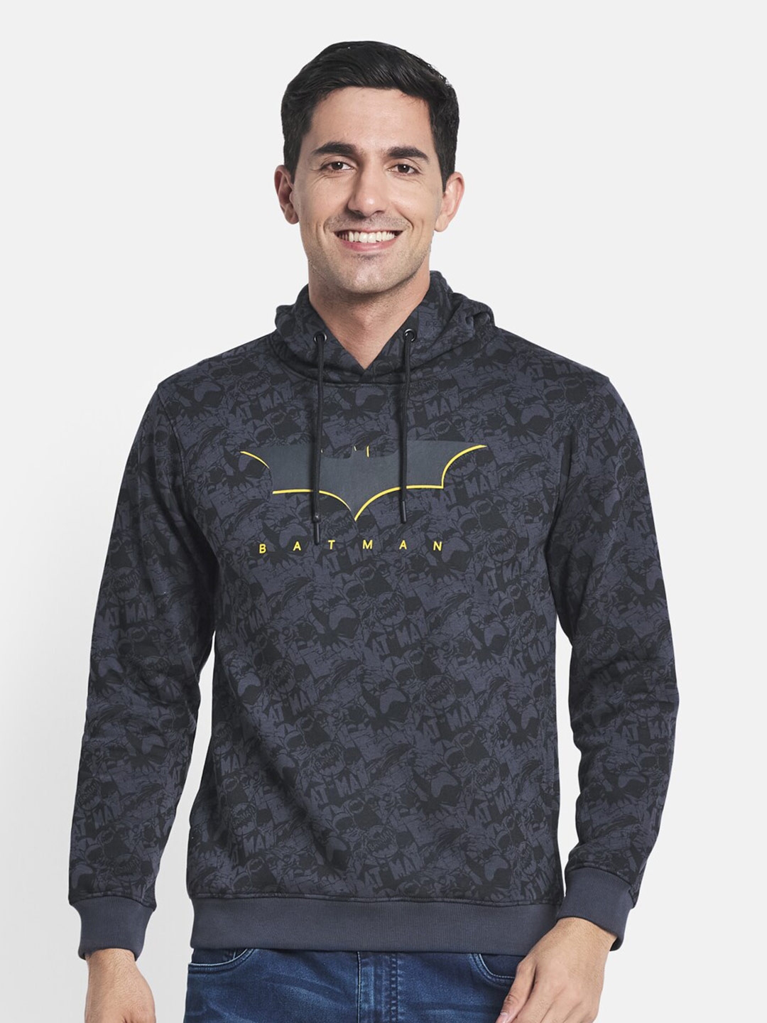 Buy Octave Men Grey Printed Sweatshirt - Sweatshirts for Men 19009912 ...
