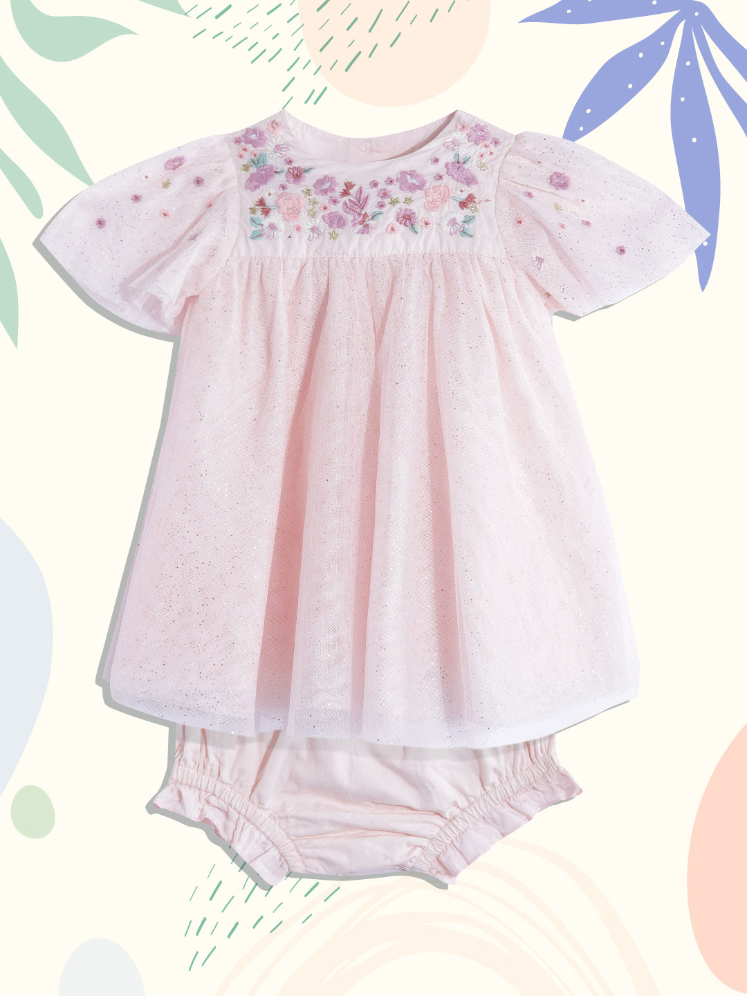 Mothercare Pink Cherry Cotton Dress