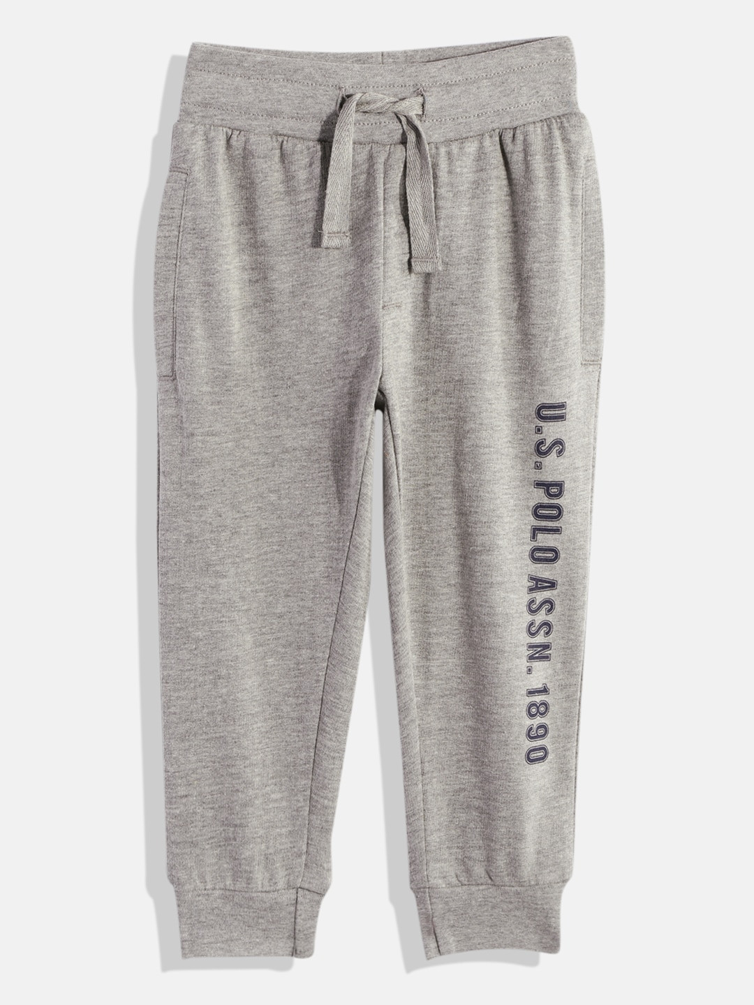 Campana Morris Boys Solid Track Pants - Charcoal Grey