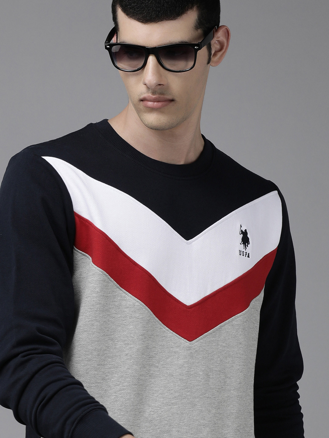 U.S. POLO ASSN. Blue Cotton Sweatshirt