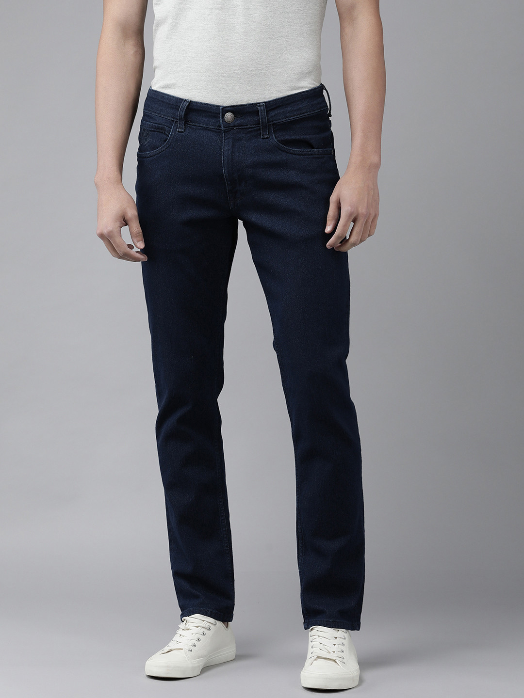 Buy U.S. Polo Assn. Denim Co. Men Blue Slim Fit Stretchable Jeans ...