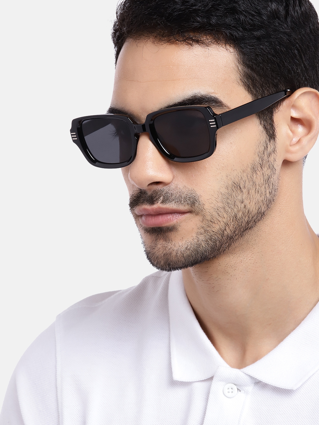 Buy Voyage Unisex Black Lens Wayfarer Sunglasses With Uv Protected Lens 
