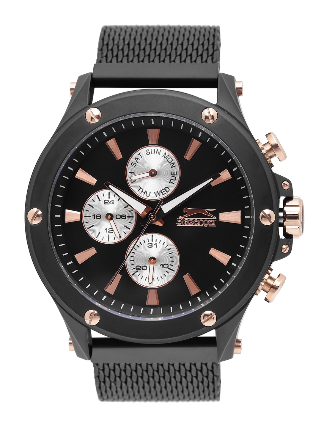 Buy Slazenger Men Brown Multifunction Watch SL.9.1341.2.04 - Watches ...