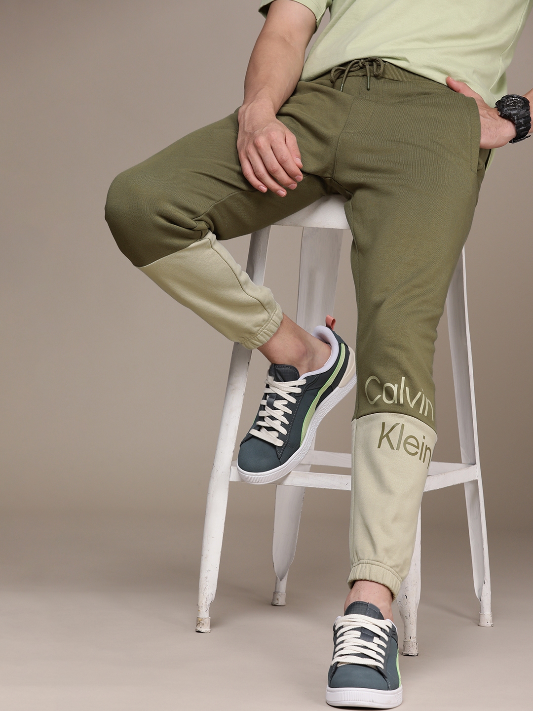 calvin klein track pants