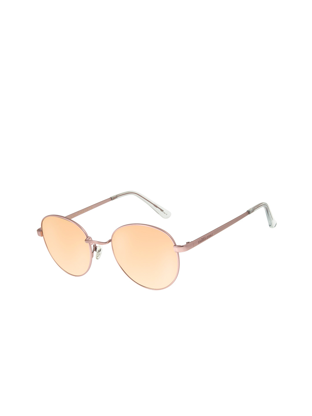 Buy Chilli Beans Unisex Tan Lens & Rose Frame Round Sunglasses