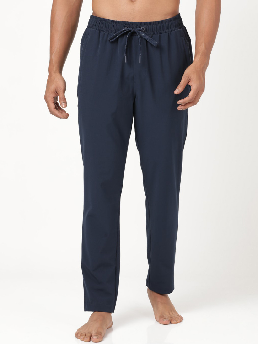 Buy Jockey Men Blue Solid Slim Fit Track Pants Track Pants for Men