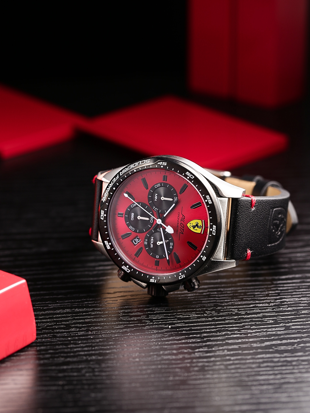 Buy Scuderia Ferrari Men Red Analogue Watch 0830387 Sf