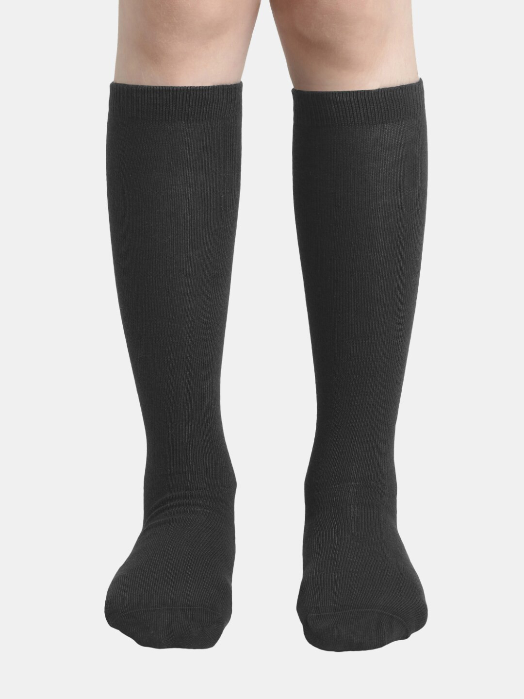 Buy Jockey Kids Grey Solid Knee Length Socks Socks for Unisex Kids