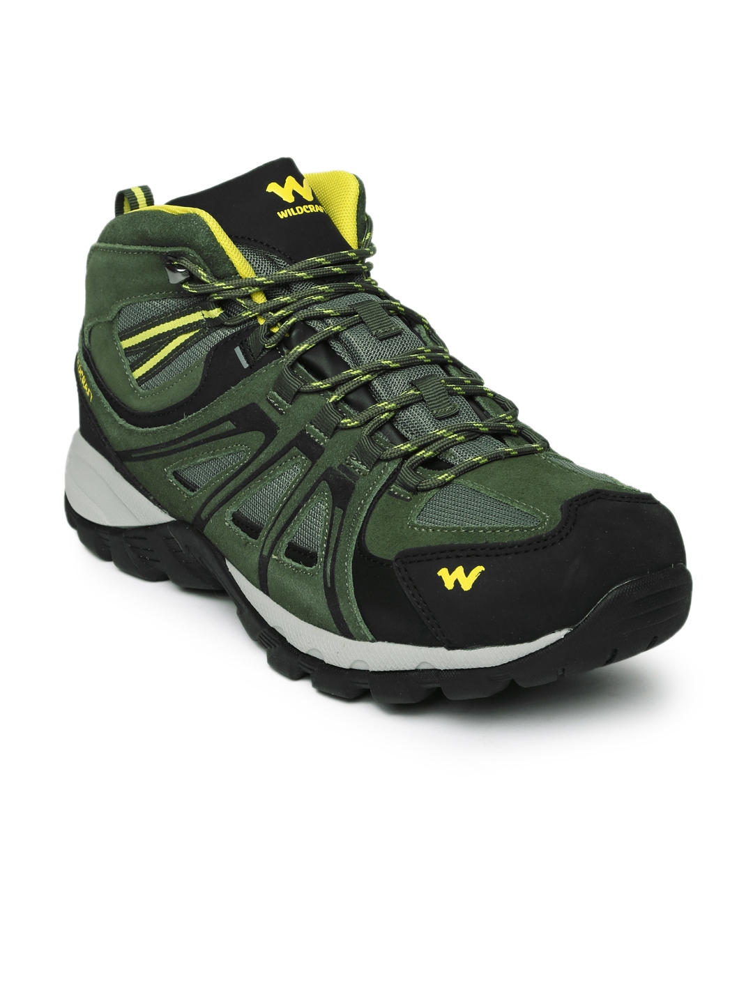 wildcraft olive green shoes