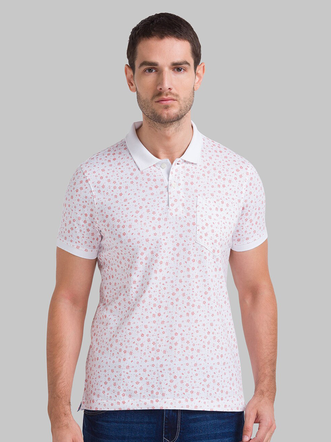 Buy Parx Men Blue Polo Collar T Shirt - Tshirts for Men 19071138 | Myntra